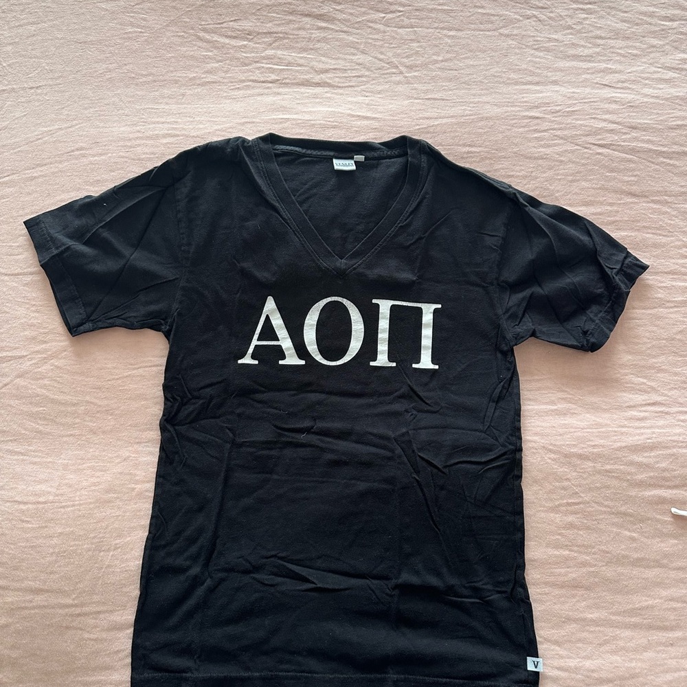AOII Greek V-neck T-shirt